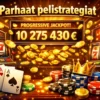 Parhaat pelistrategiat progressiivisiin jackpotteihin