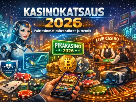 Kasinokatsaus 2026: Polttavimmat puheen aiheet ja trendit tänä vuonna