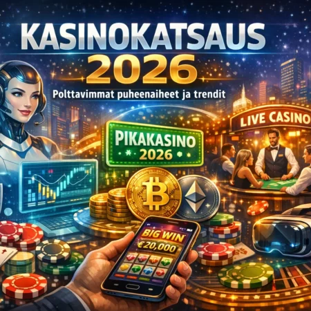 Kasinokatsaus 2026: Polttavimmat puheen aiheet ja trendit tänä vuonna