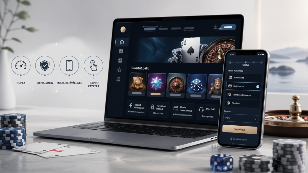 Mikä tekee nettikasinosta oikeasti sujuvan käyttää 
